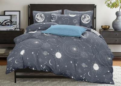 Комплект постельного белья "Космос серый"