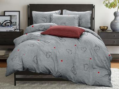 Комплект постельного белья "My love серый"