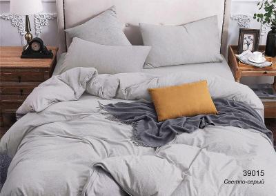 Комплект постельного белья "39015 светло-серый"