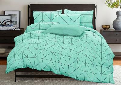 Комплект постельного белья "Геометрия бирюза"