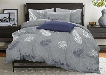 Комплект постельного белья "Flamingo серый"