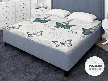 Простыня на резинке 200*140*25